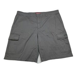Unionbay Cargo Shorts Mens 40 Grey‎ Relaxed Fit Casual Outdoor NEW